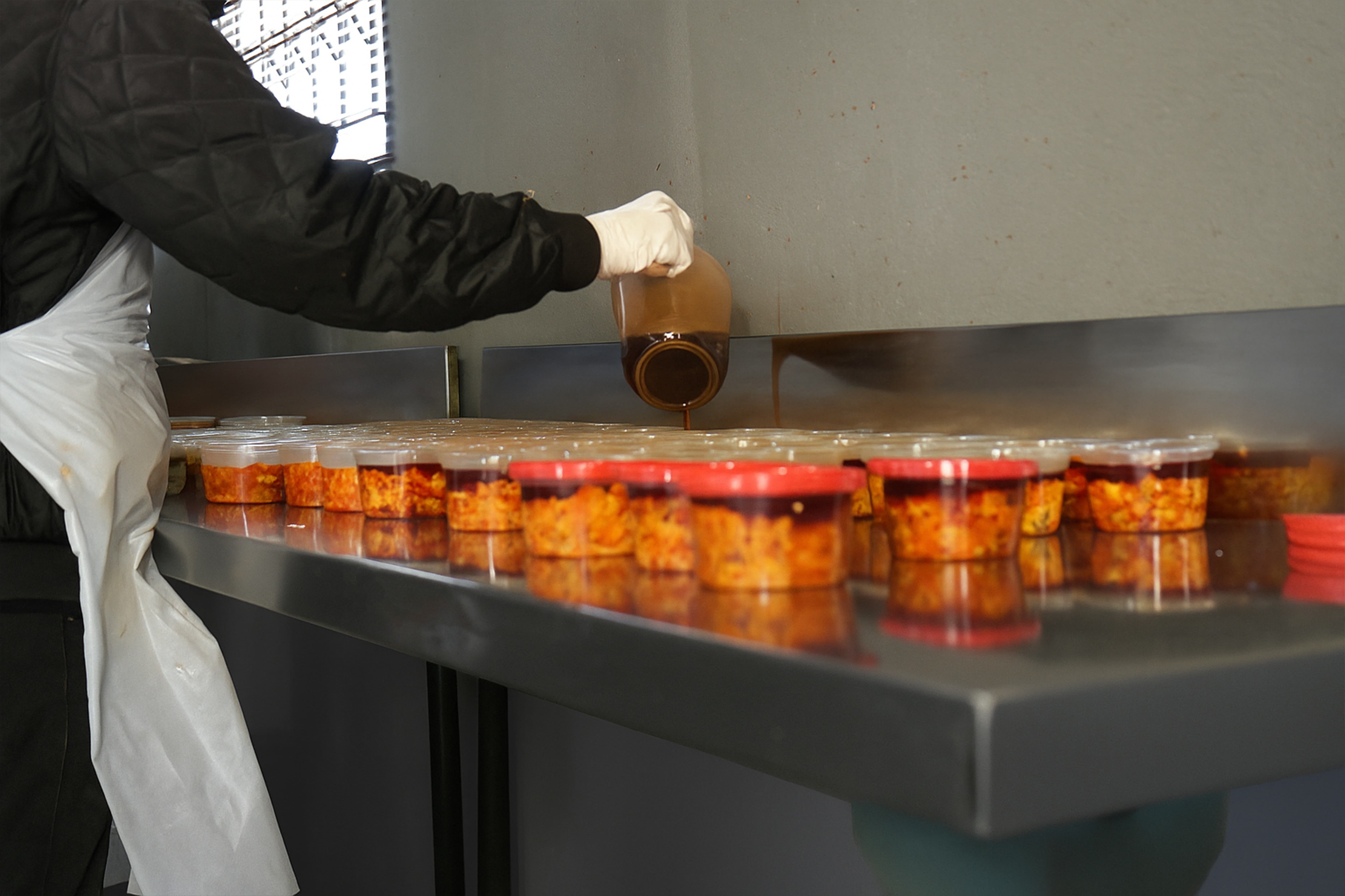 Freshly prepared hot achar